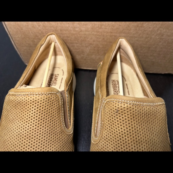 Samuel Hubbard Featherlight Olema Slip-On Shoes Loafers Nutmeg Nubuck Mens 10M main image 5